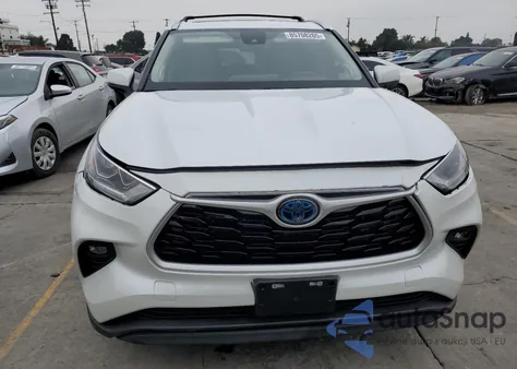 2025 Toyota Highlander Hybrid Limited из США, поврежденный, VIN 5TDEBRCH5SS651632